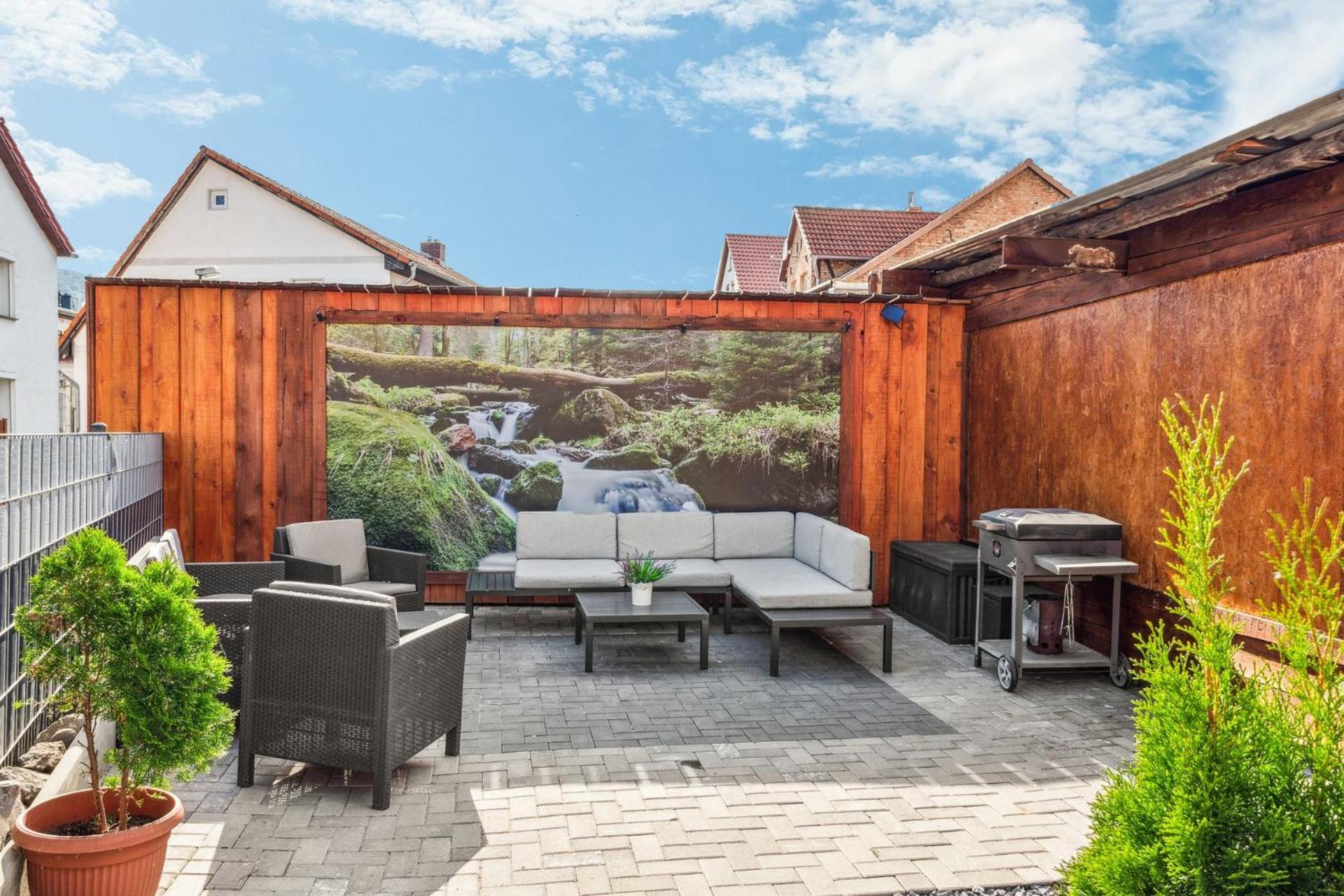 Apartment Harzlounge Center Thale - Grill & Garden Esterno foto